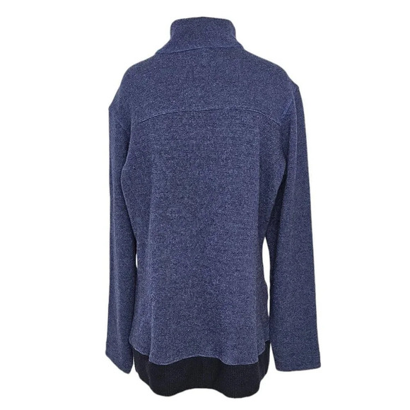 Mountain Hardwear Women's Button Front Wool Blend Jacket Size XL Blue Marled - Picture 2 of 11